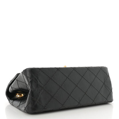 Chanel Aged Calfskin Quilted 2.55 Reissue Mini Flap Black 4 of 11