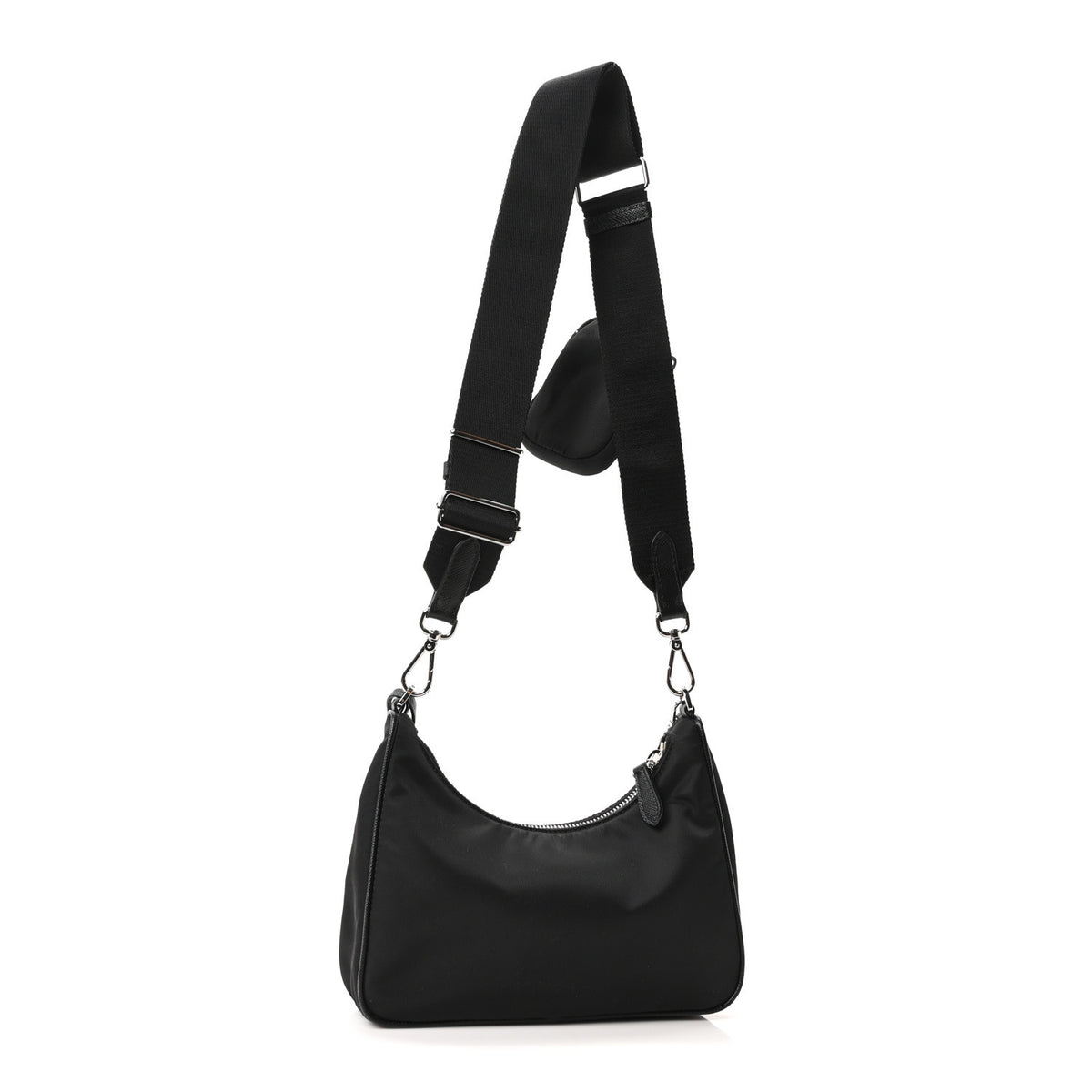 Prada Re-Nylon Saffiano Re-Edition 2005 Shoulder Bag Black 3 of 10