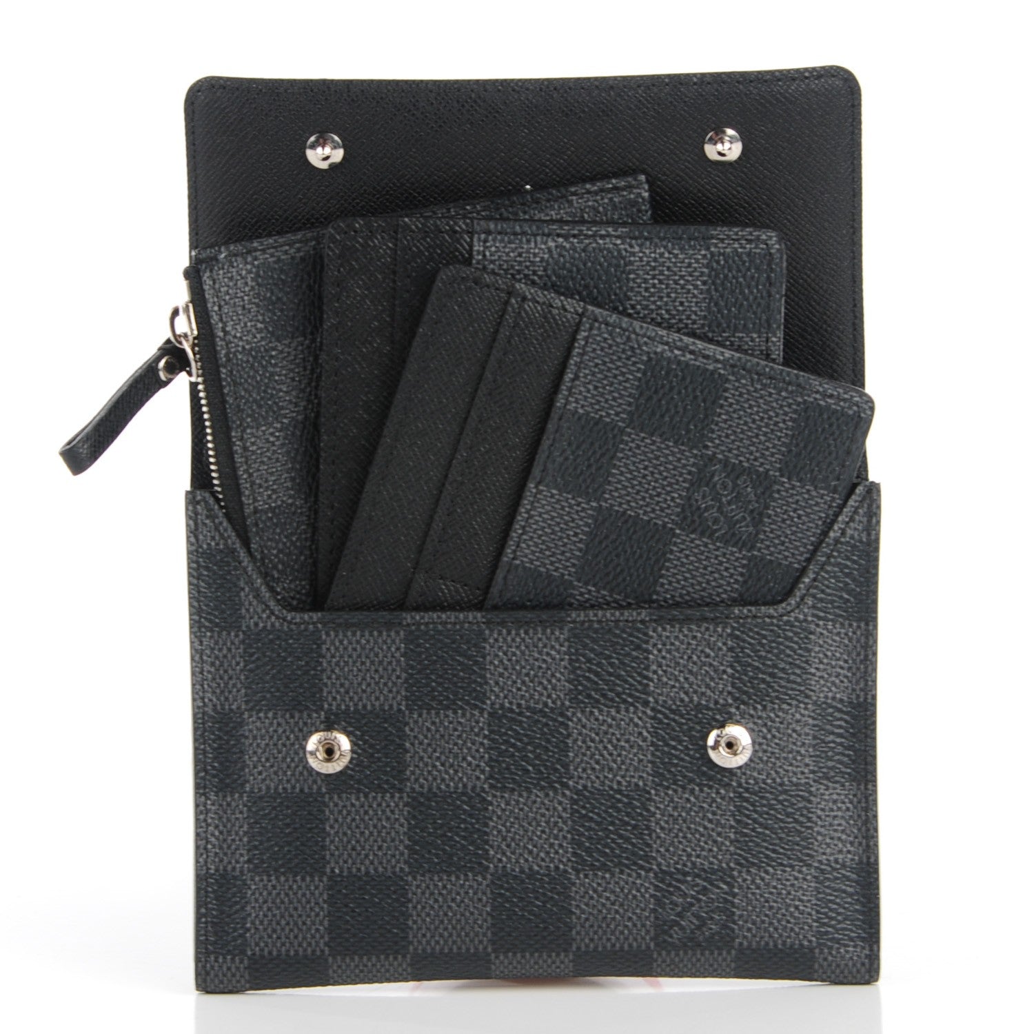 Louis Vuitton Damier Graphite Portefeuille Compact Modulable Wallet 5 of 7