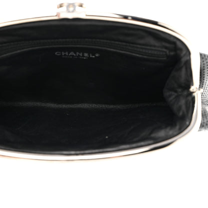 Chanel Lambskin Perforated Timeless Clutch Black 5 of 7