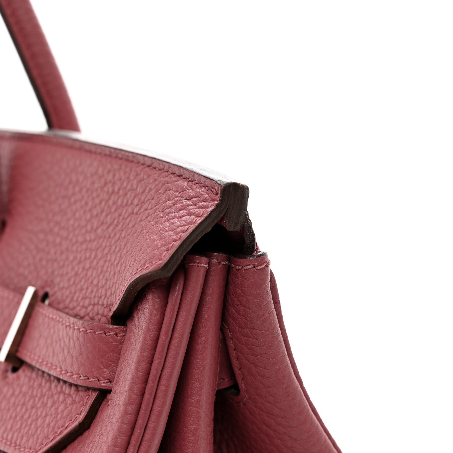 Hermes Taurillon Clemence BIRKIN 40 Bois de Rose 11 of 12
