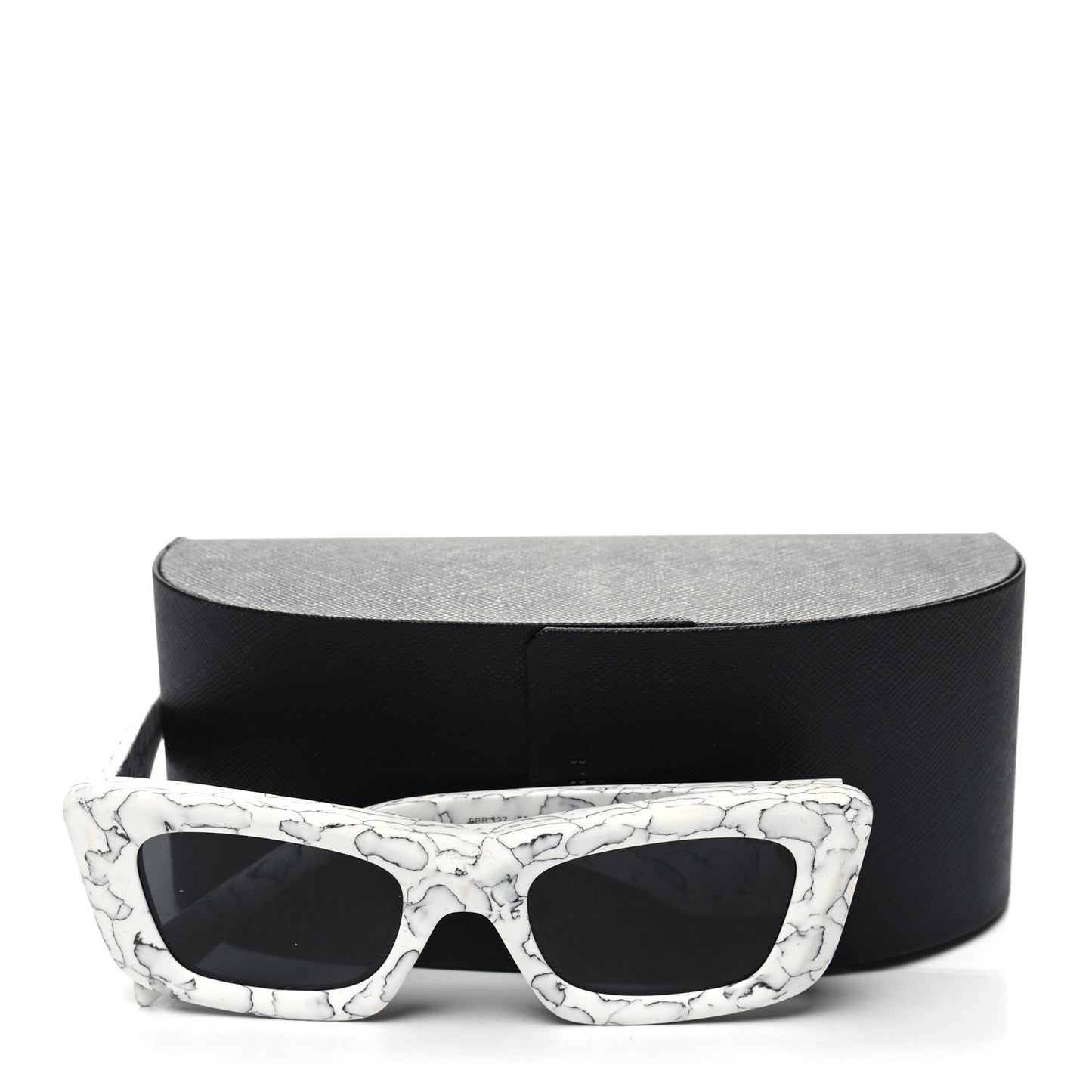 Acetate Symbole Sunglasses SPR 13Z White Marble