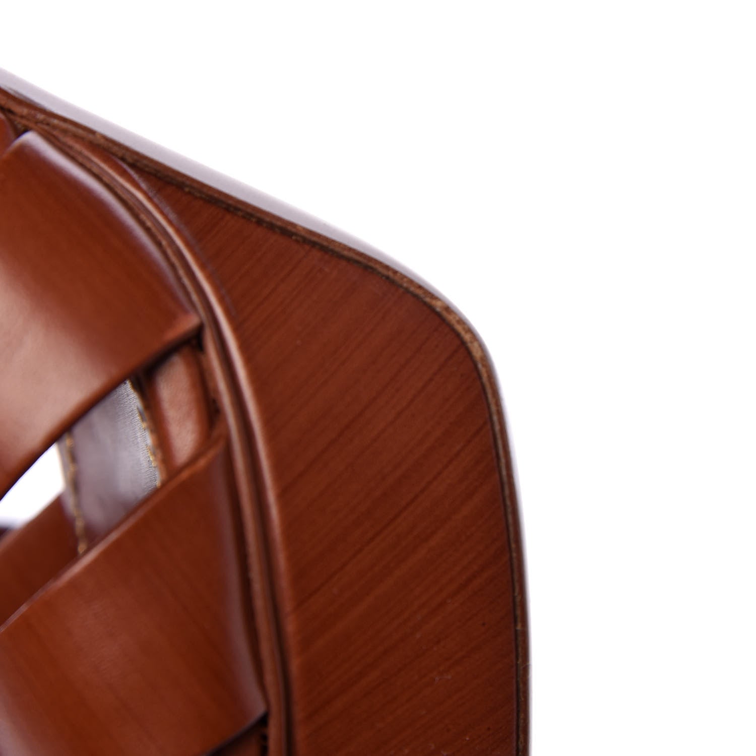 Saint Laurent Calfskin Tribute 75 Platform Sandals 38 Amber 12 of 13