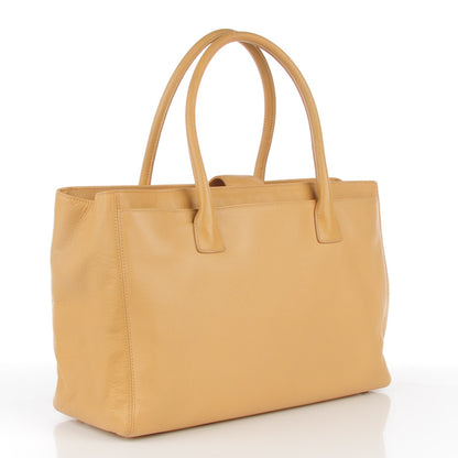 Chanel Calfskin Cerf Executive Shopper Tote Beige 3 of 9