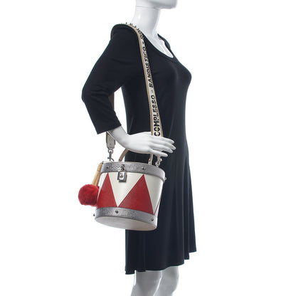 Dolce & Gabbana Dauphine Lizard Fur Dolce Drum Satchel 2 of 9