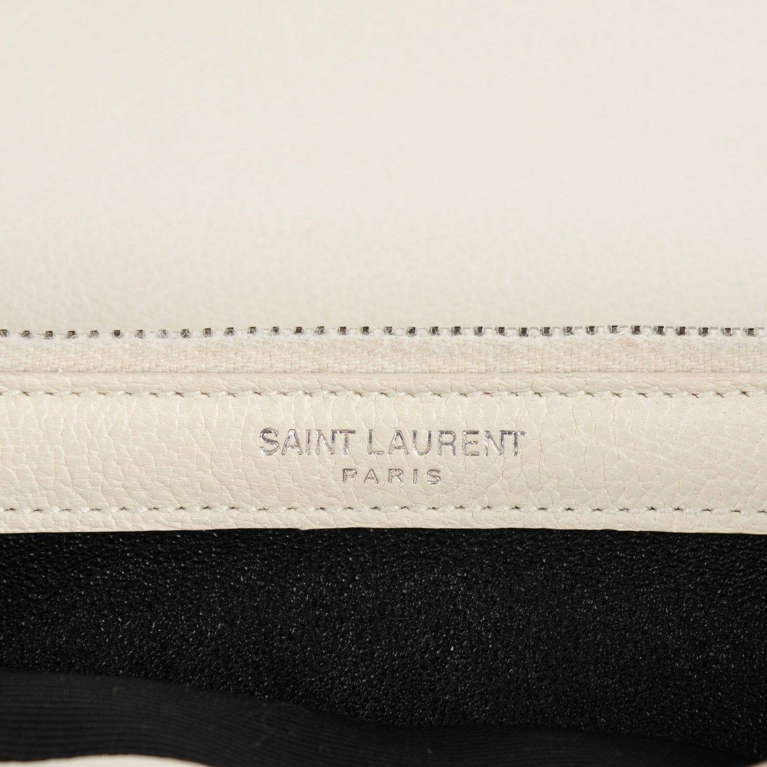 Saint Laurent Sheepskin Matelasse Medium College Monogram Bag Dove White 7 of 10