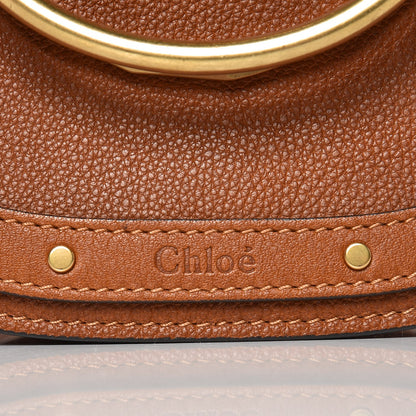 Chloe Calfskin Suede Small Nile Bracelet Bag Caramel 9 of 10