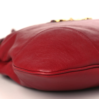 Gucci Sakai Be Green Calfskin Horsebit 1955 Cinch Top Messenger Bag New Cherry Red 8 of 10