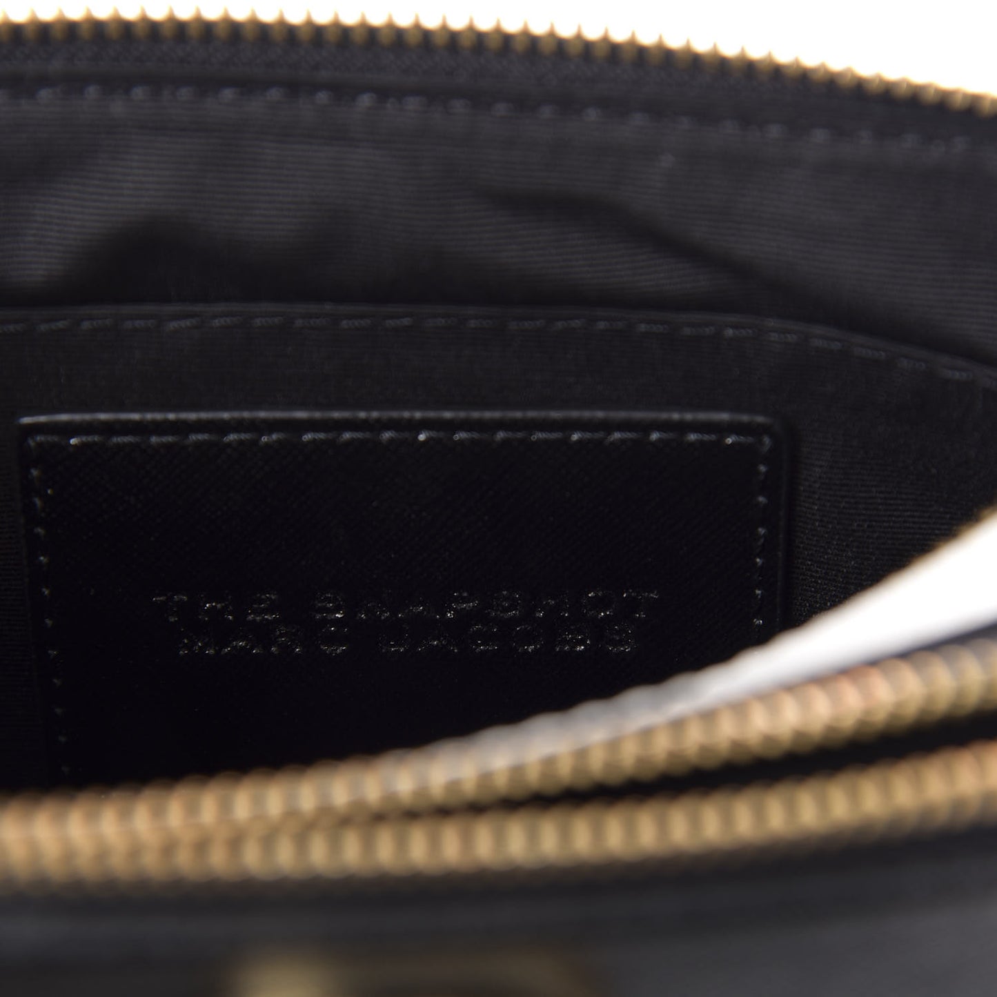 Saffiano Small Snapshot Camera Bag Black