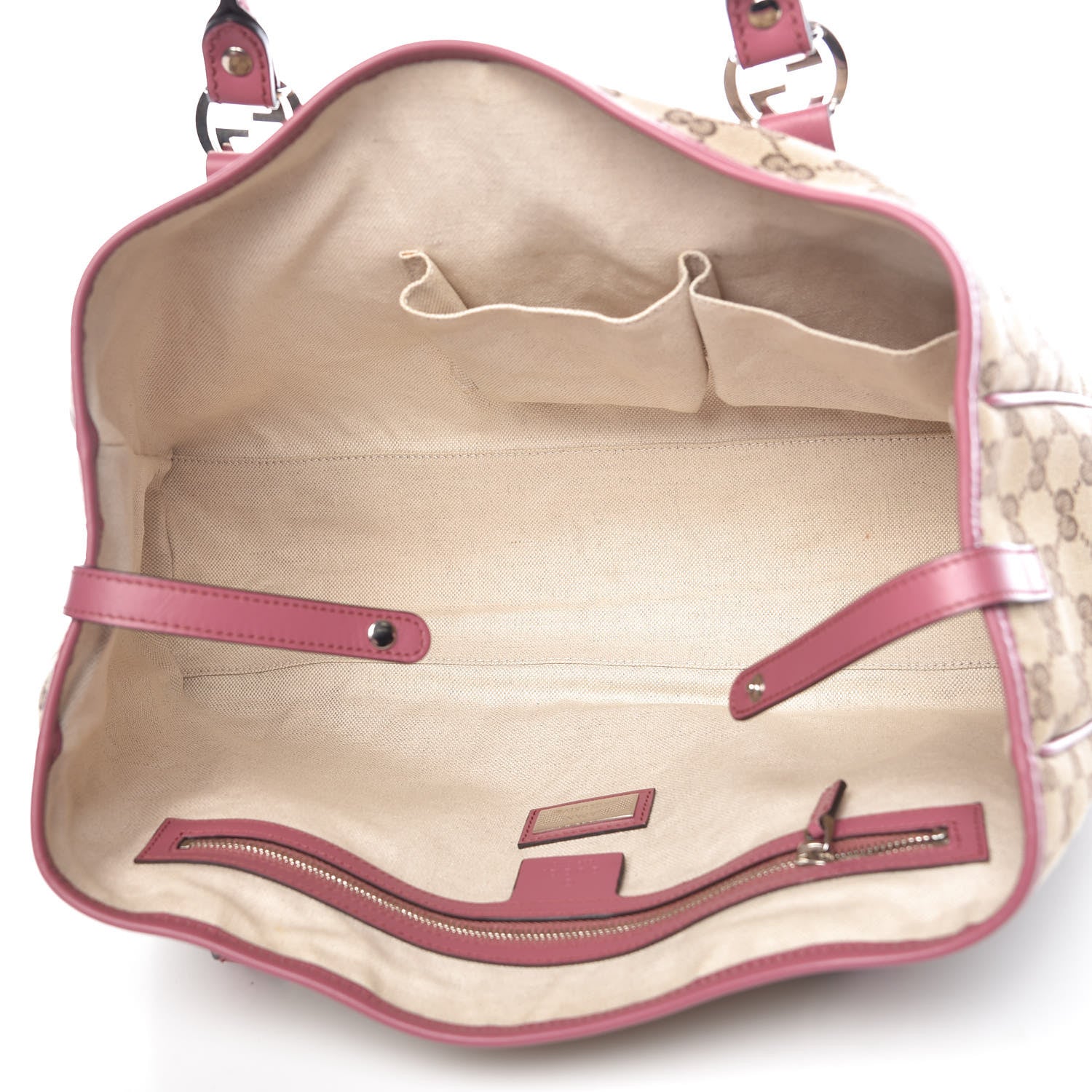 Gucci Monogram Medium Twins Tote Pink 5 of 12