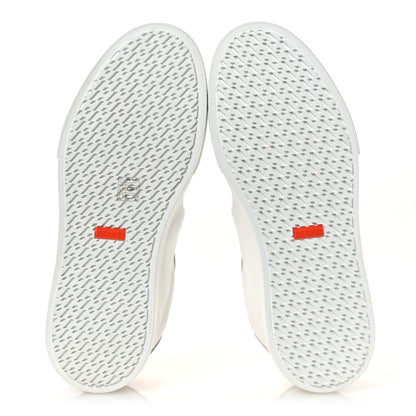 Hermes Calfskin Mens Day Sneakers 44 White 7 of 12
