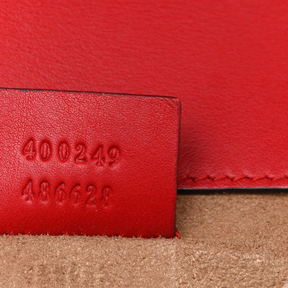Gucci GG Supreme Monogram Arabesque Small Dionysus Shoulder Bag Hibiscus Red 7 of 14