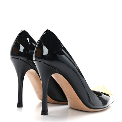 Valentino Garavani Patent One Stud 100mm Pumps 36.5 Black 4 of 7