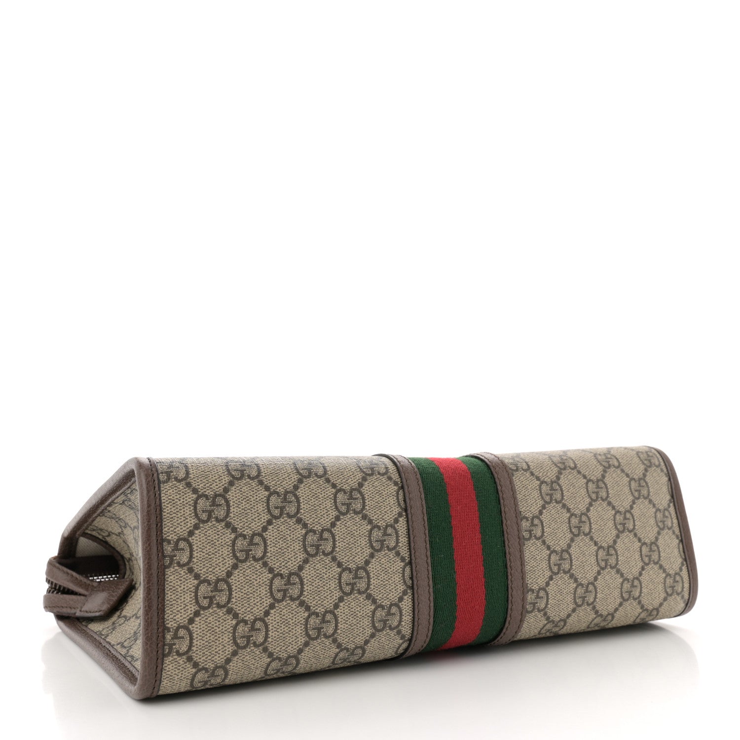 Gucci GG Supreme Monogram Web Ophidia GG Toiletry Case Beige New Acero 4 of 10