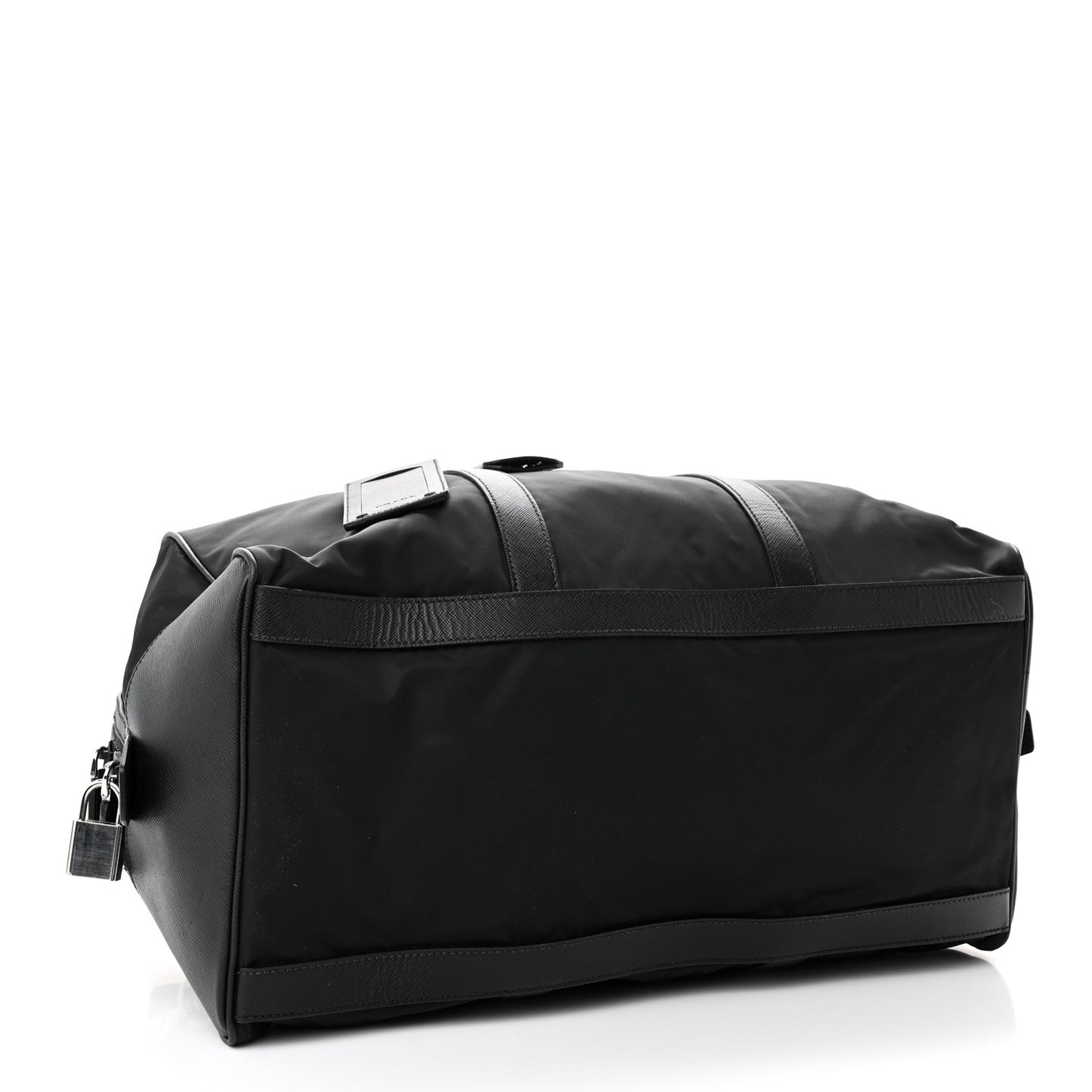 Tessuto Nylon Saffiano Duffle Black
