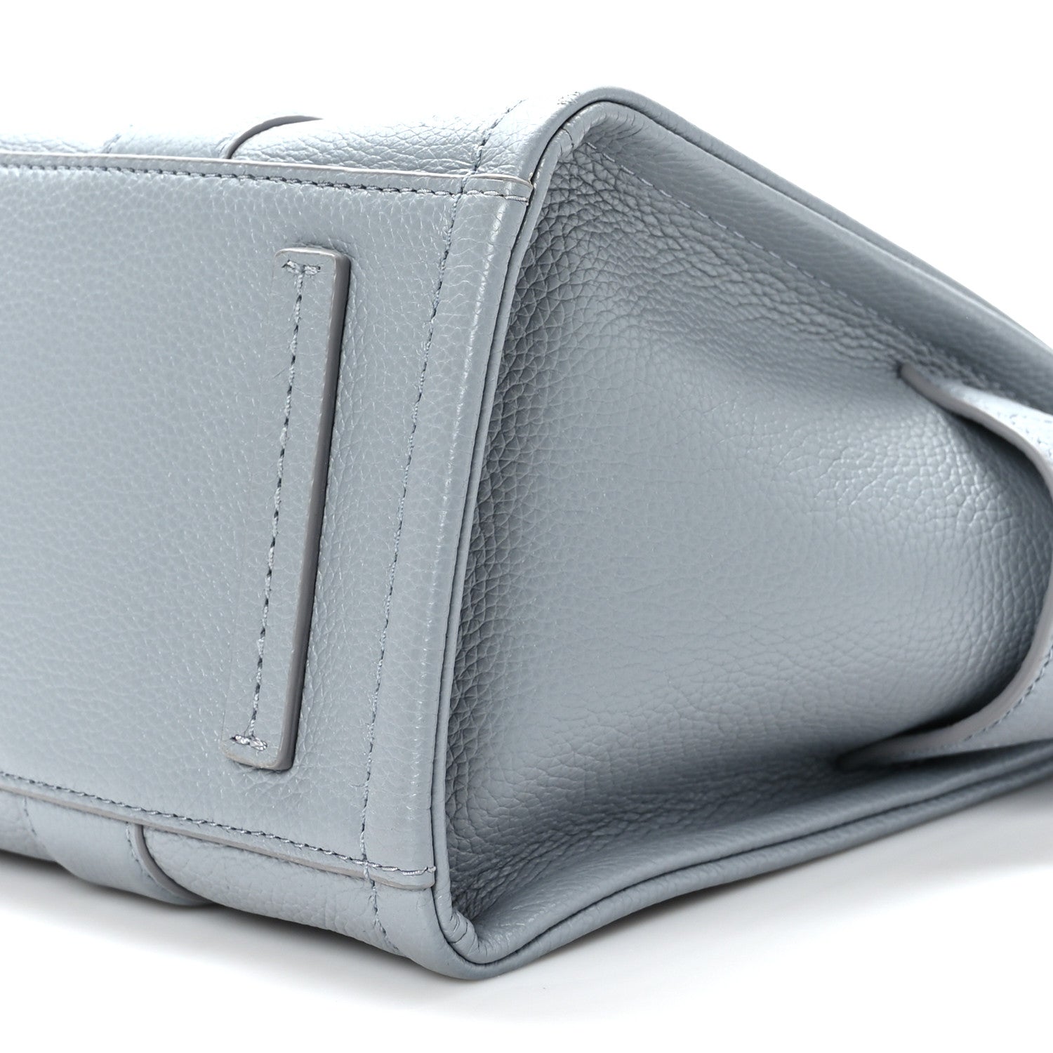 Marc Jacobs Grained Calfskin Medium The Tote Bag Grey 9 of 9