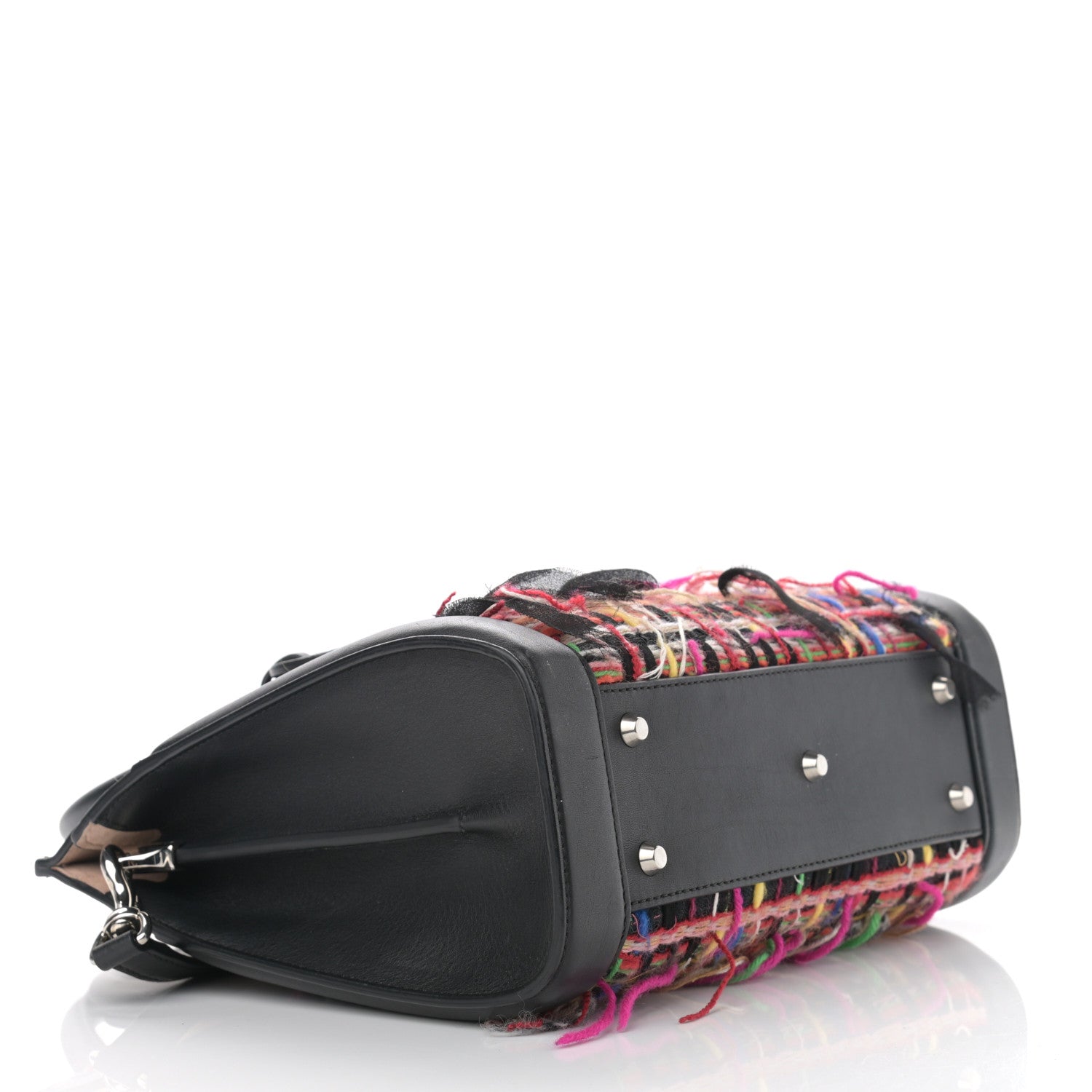 Alexander McQueen Tweed Sweet Calfskin Small Heroine 30 Multicolor Black 4 of 12