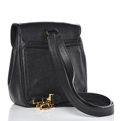 Chanel Caviar CC Backpack Black 3 of 13