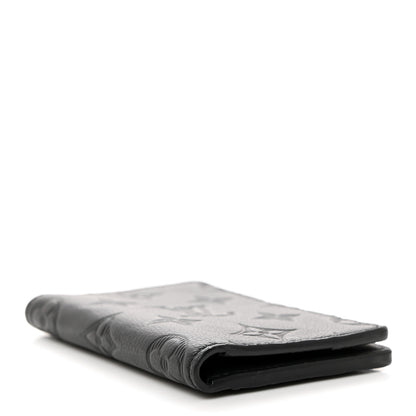 Louis Vuitton Calfskin Monogram Shadow Pocket Organizer Black 4 of 6