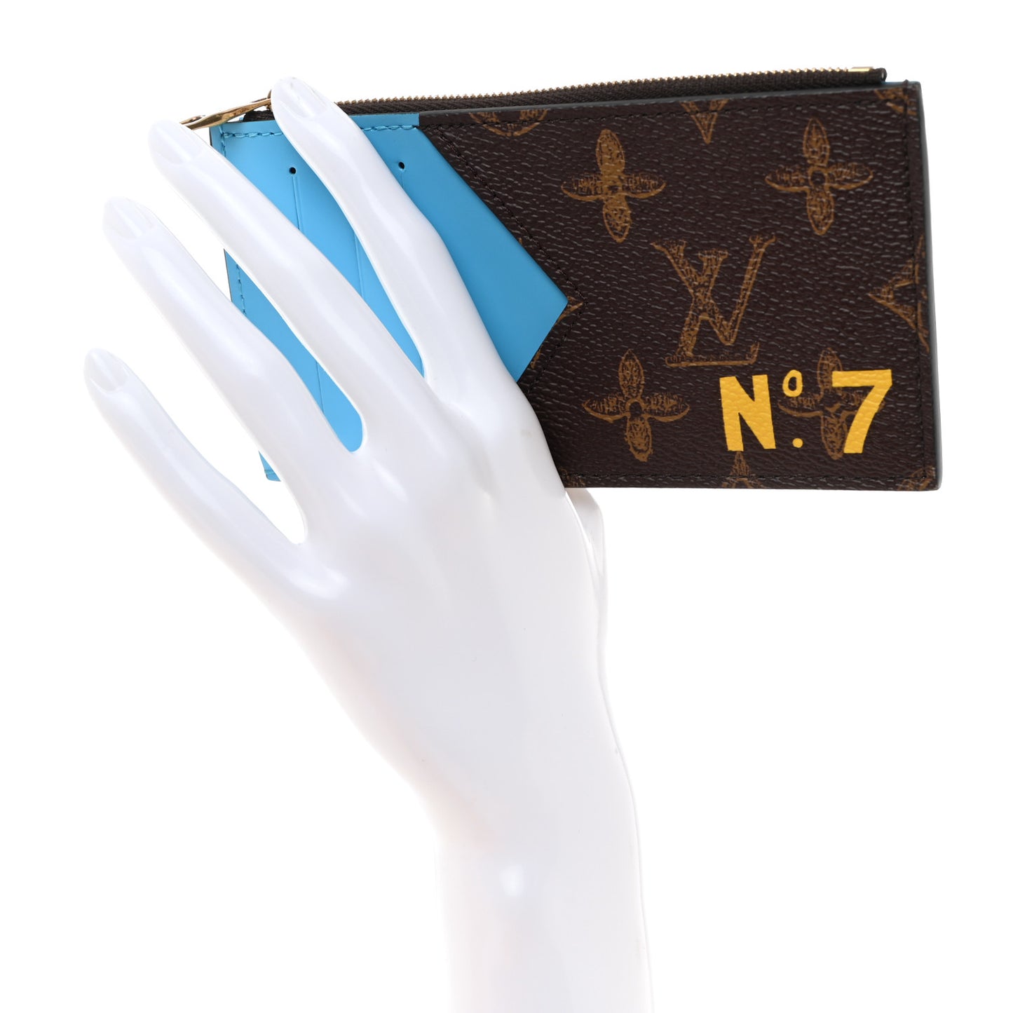 Monogram Vintage Calfskin Trunk L'œil Coin Card Holder
