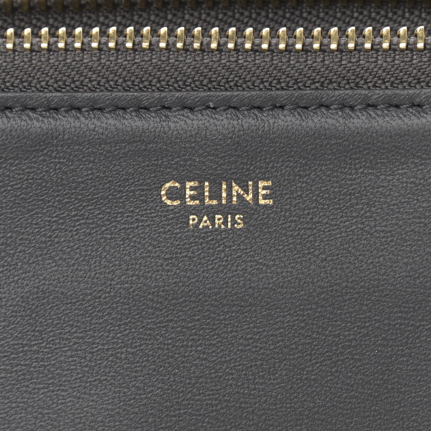 Celine Lambskin Large Trio Crossbody Bag Grey 7 of 11