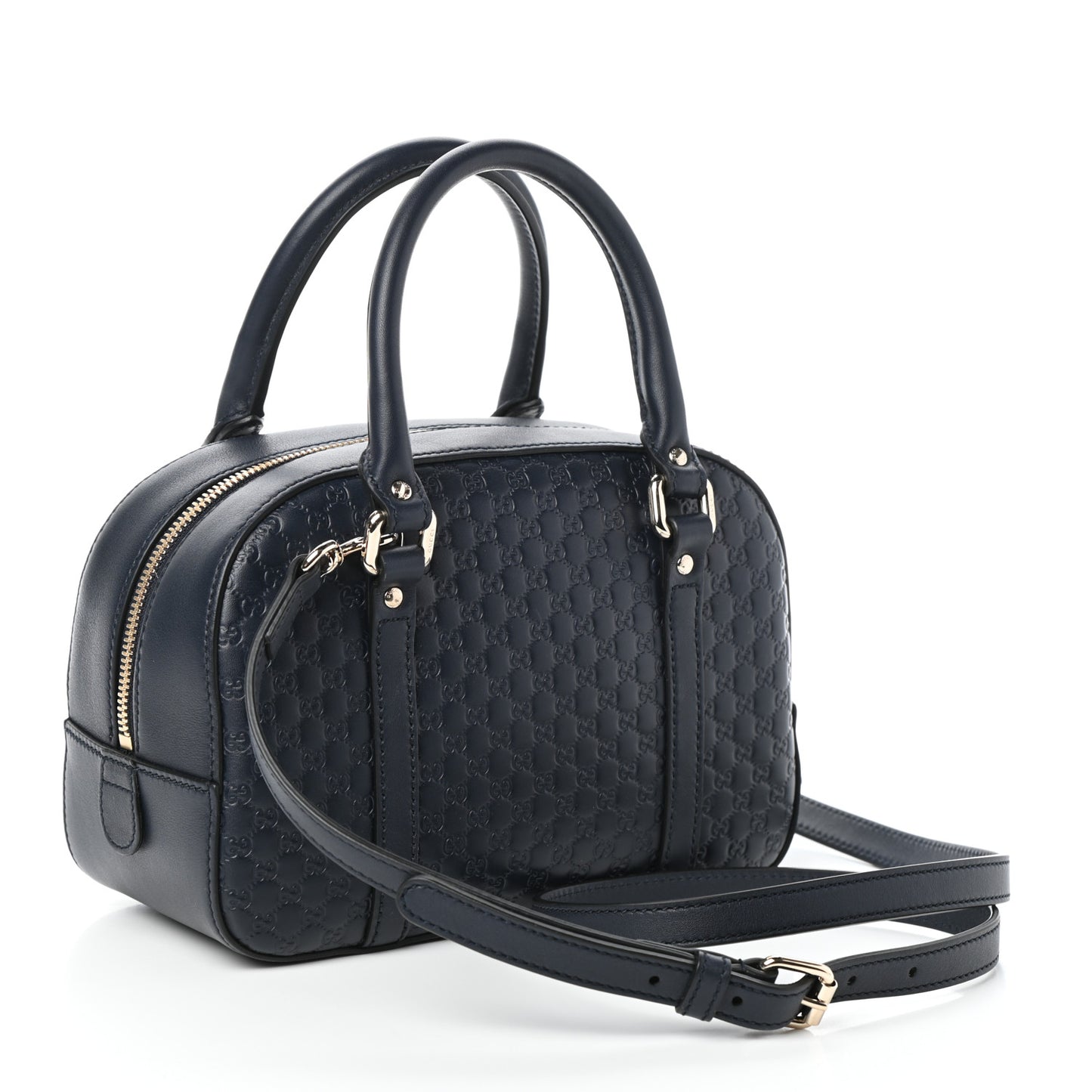 Soft Microguccissima Small Crossbody Bag Blue