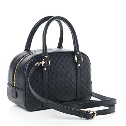 Gucci Soft Microguccissima Small Crossbody Bag Blue 3 of 9