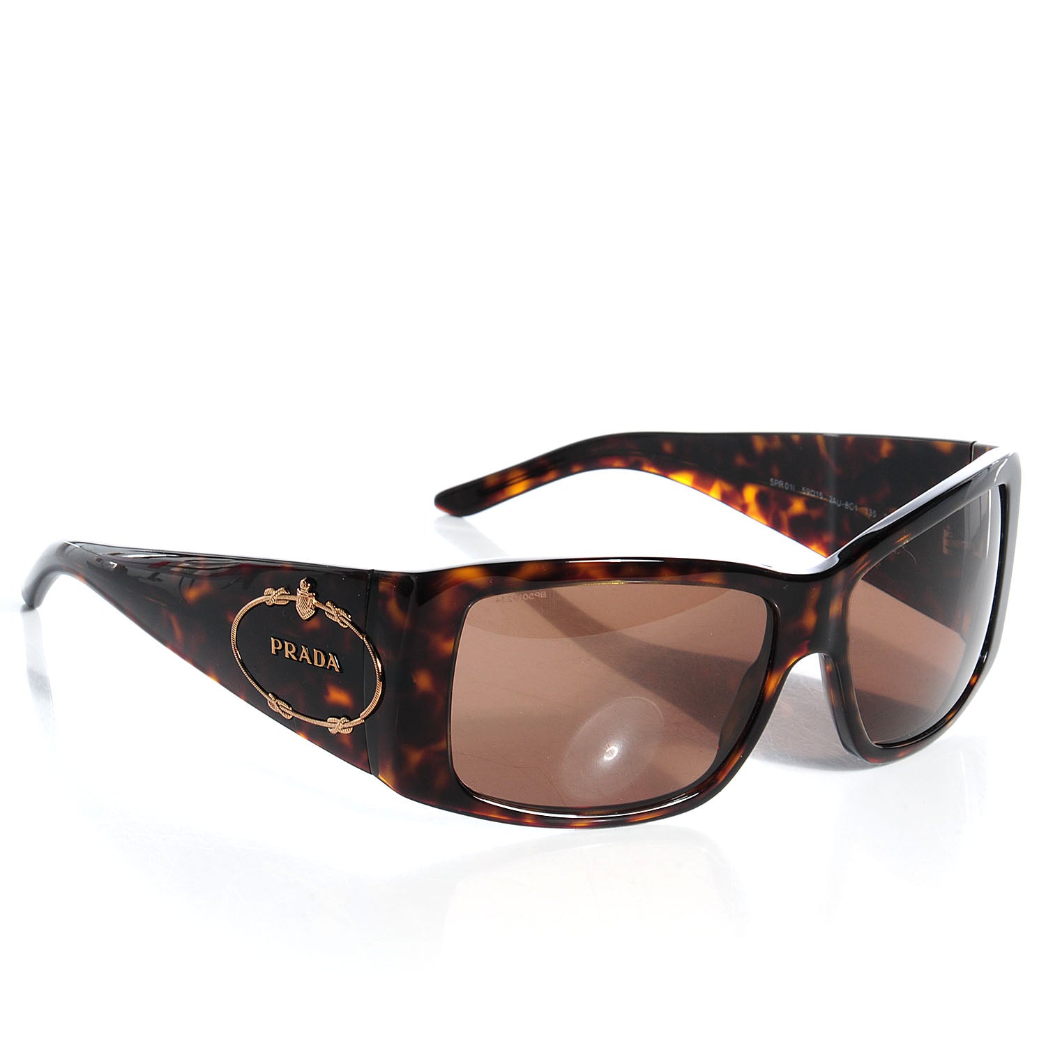 Prada Tortoise Sunglasses SPR 01I 3 of 6