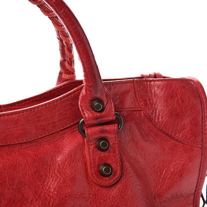Balenciaga Agneau Classic Hardware City Rouge Coquelicot 10 of 12