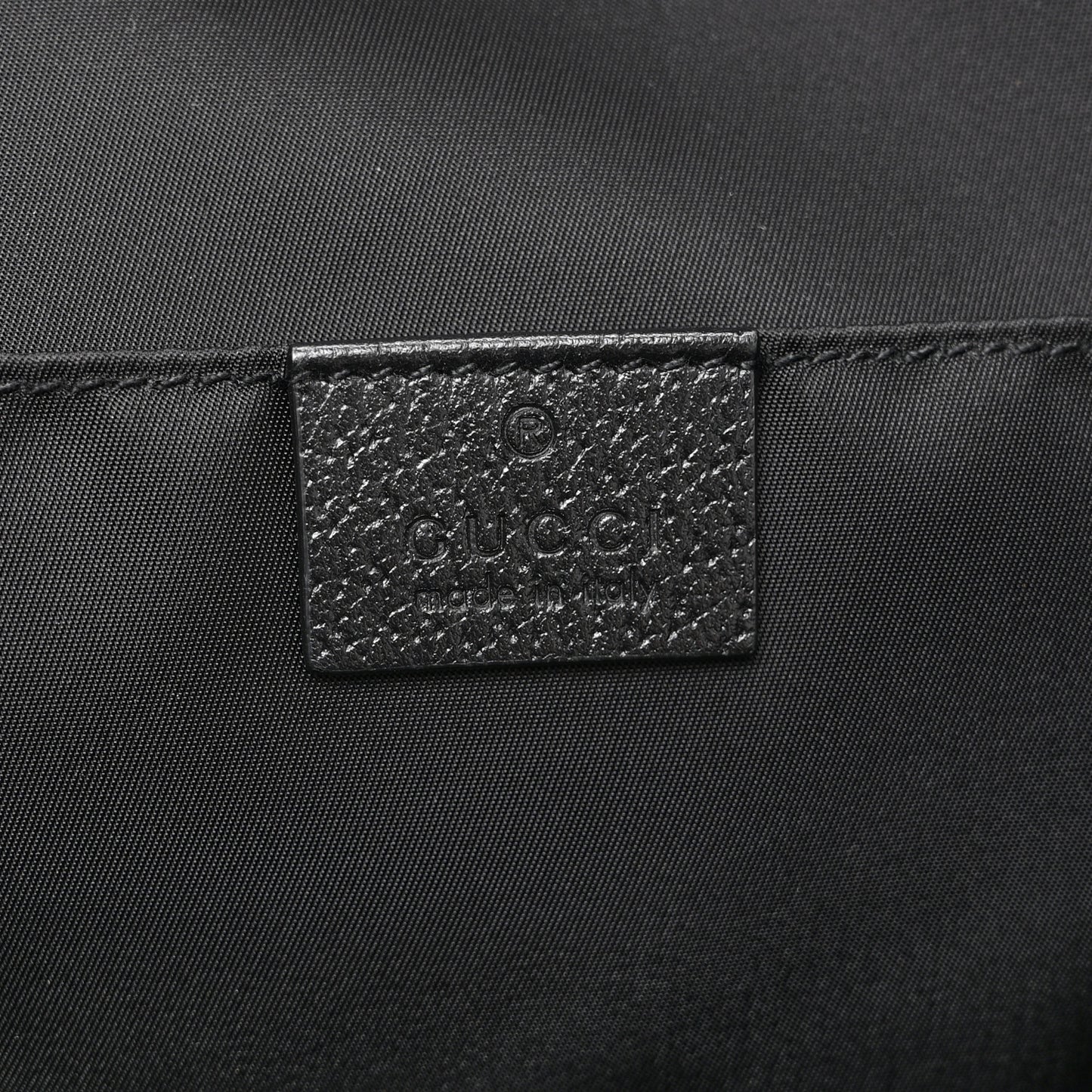 Econyl Nylon Monogram Off The Grid Drawstring Bucket Backpack Black