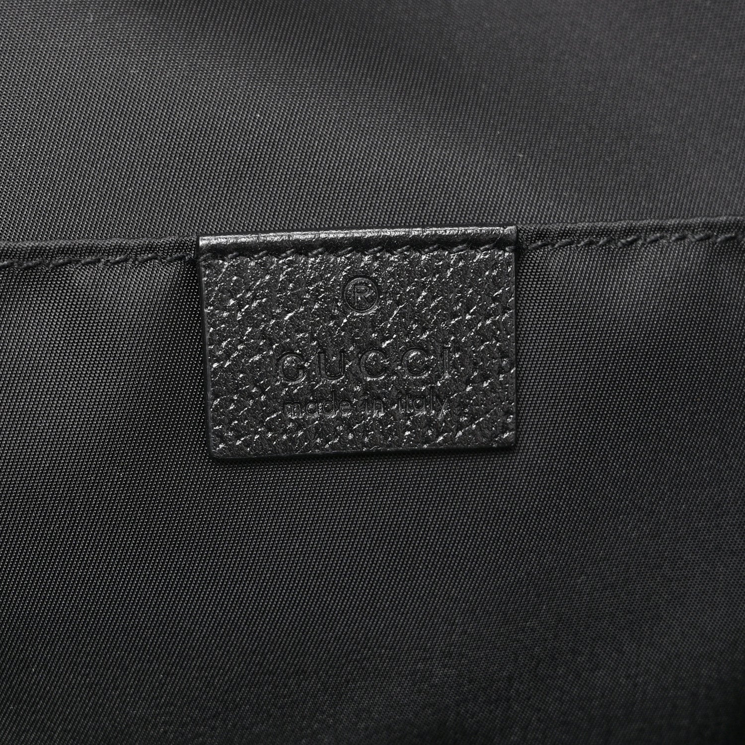 Gucci Econyl Nylon Monogram Off The Grid Drawstring Bucket Backpack Black 6 of 10
