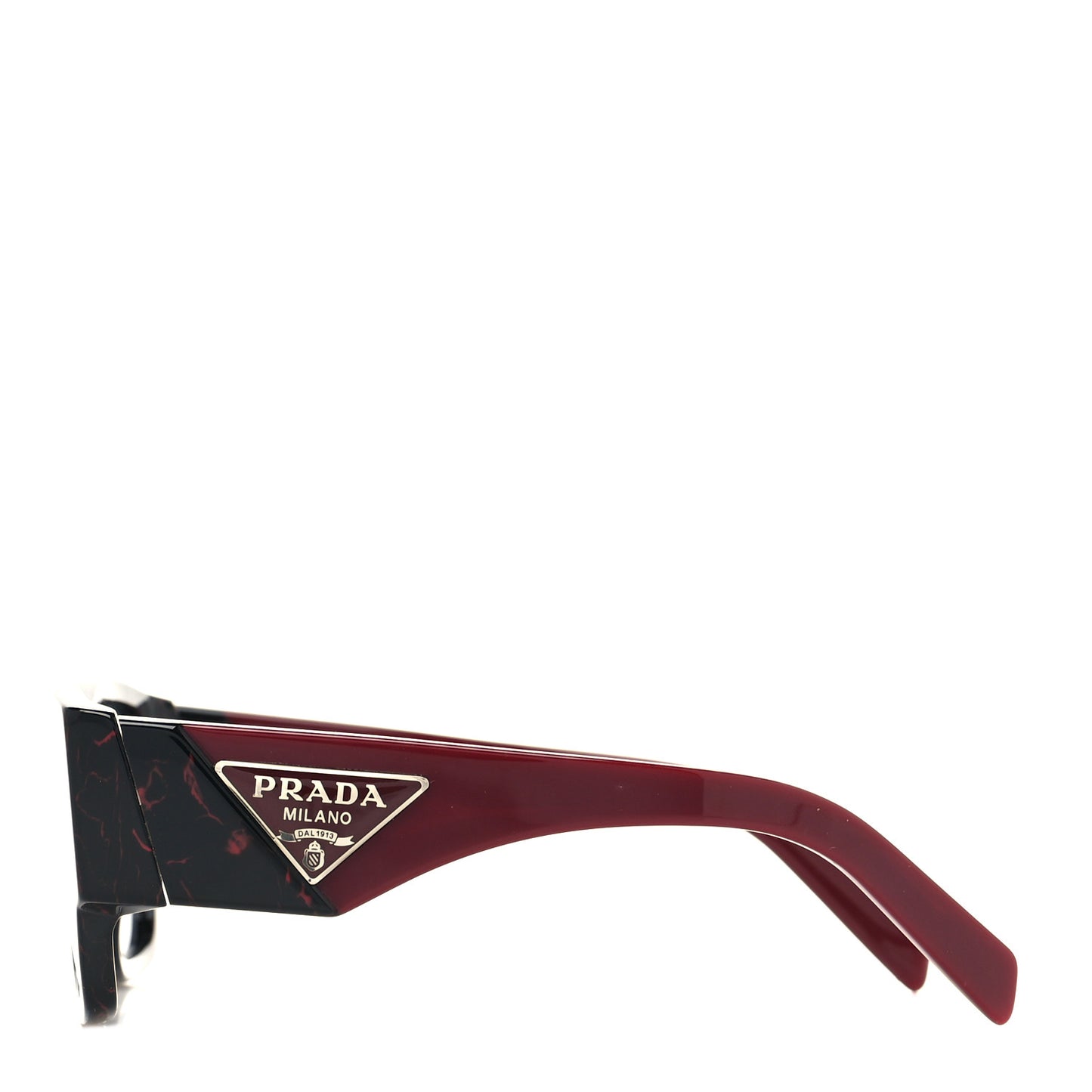 Acetate Symbole Sunglasses SPR 10Z Black Red