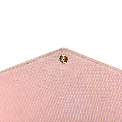 Louis Vuitton Damier Azur Pochette Felicie Chain Wallet Rose Ballerine 16 of 16