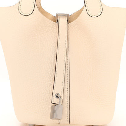 Hermes Taurillon Clemence Picotin Lock 18 PM Nata 8 of 12