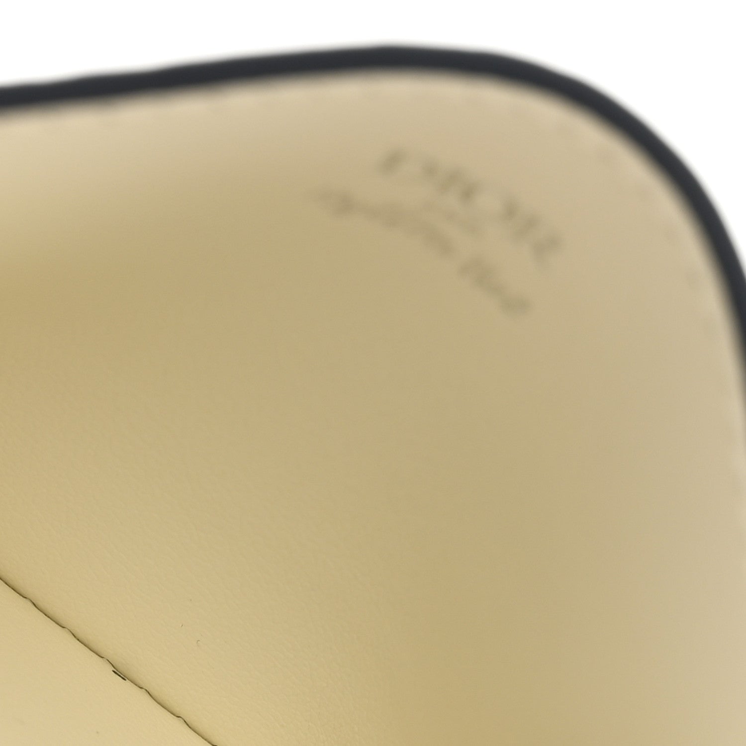 Christian Dior X HYLTON NEL Grained Calfskin Logo Card Holder Navy 5 of 10