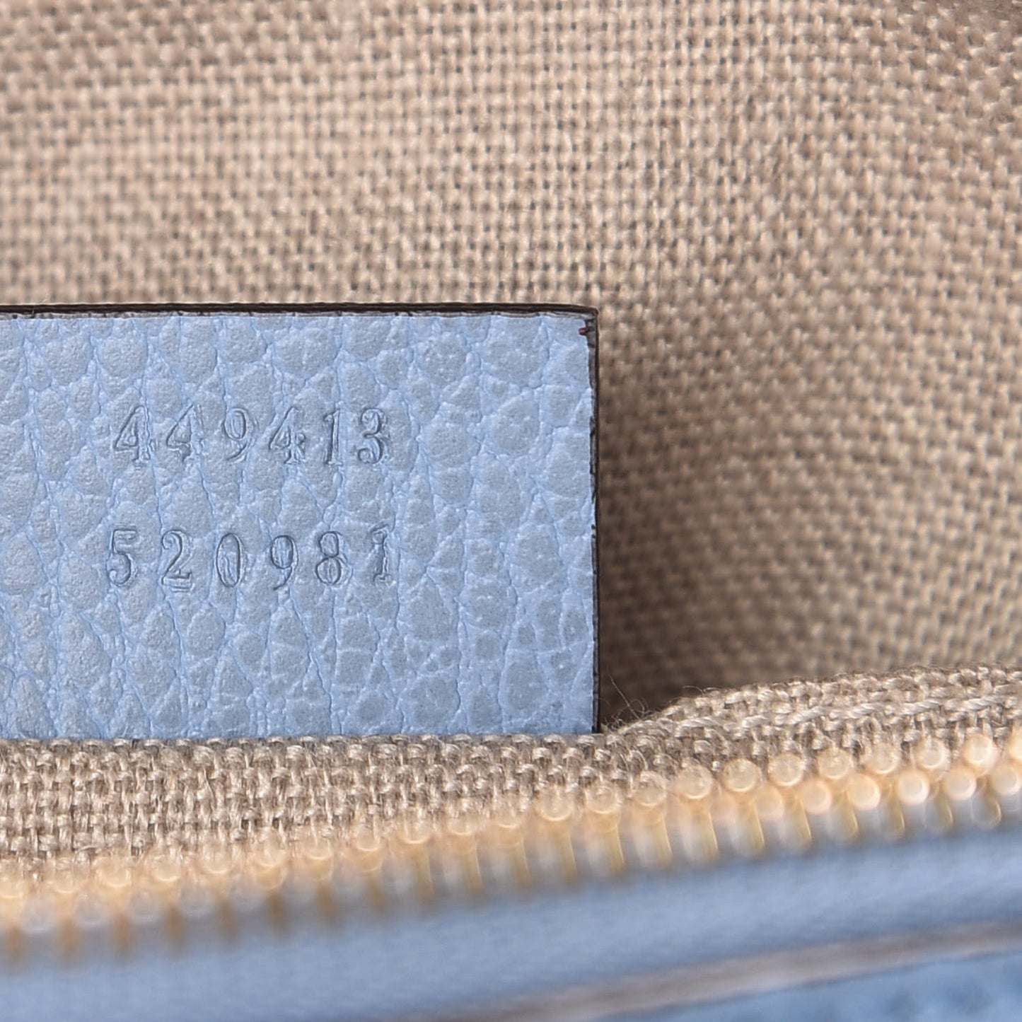 Monogram Mini Bree Messenger Bag Beige Mineral Blue
