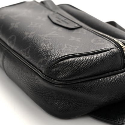 Louis Vuitton Taiga Monogram Eclipse Outdoor Bum Bag Black 9 of 9