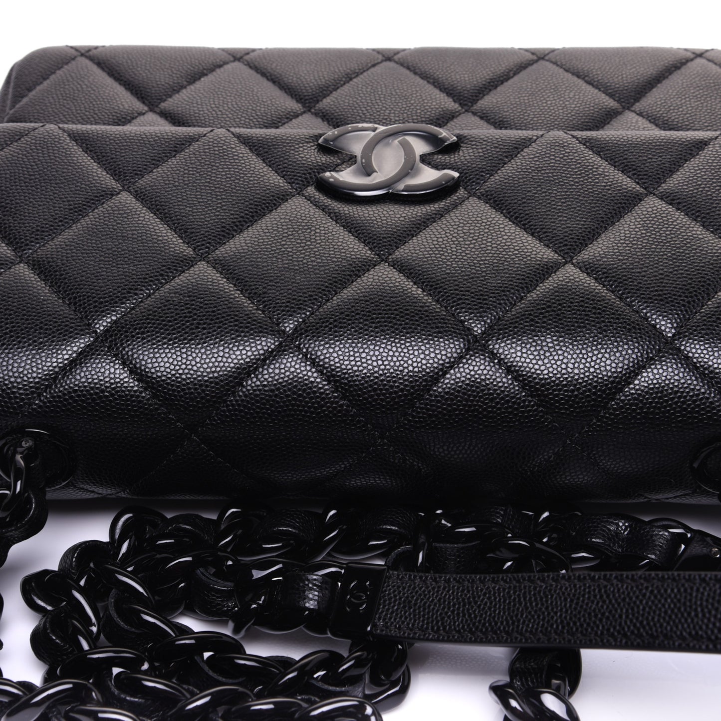 Caviar Quilted My Everything Flap Black