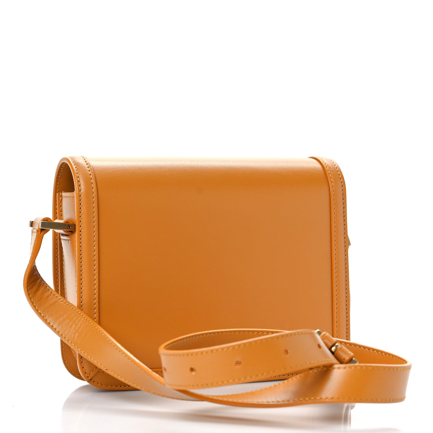 Saint Laurent Smooth Calfskin Small Solferino Satchel Dark Sun 2 of 8