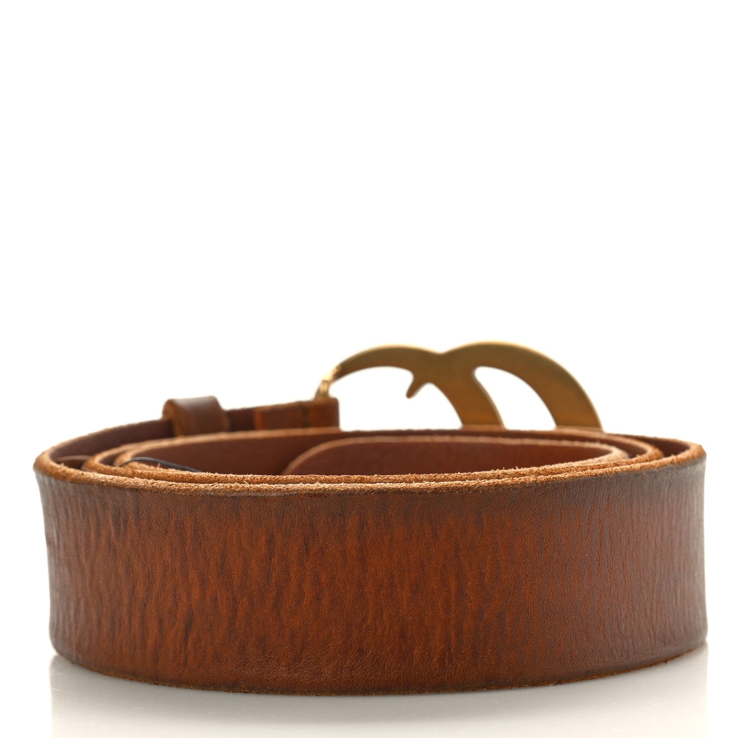 Gucci Faded Calfskin Double G 40mm Belt 95 38 Cuir 2 of 3