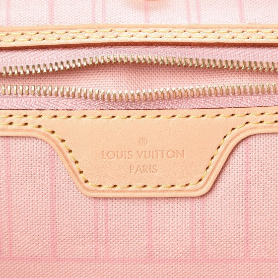 Damier Azur Neo Neverfull GM Rose Ballerine