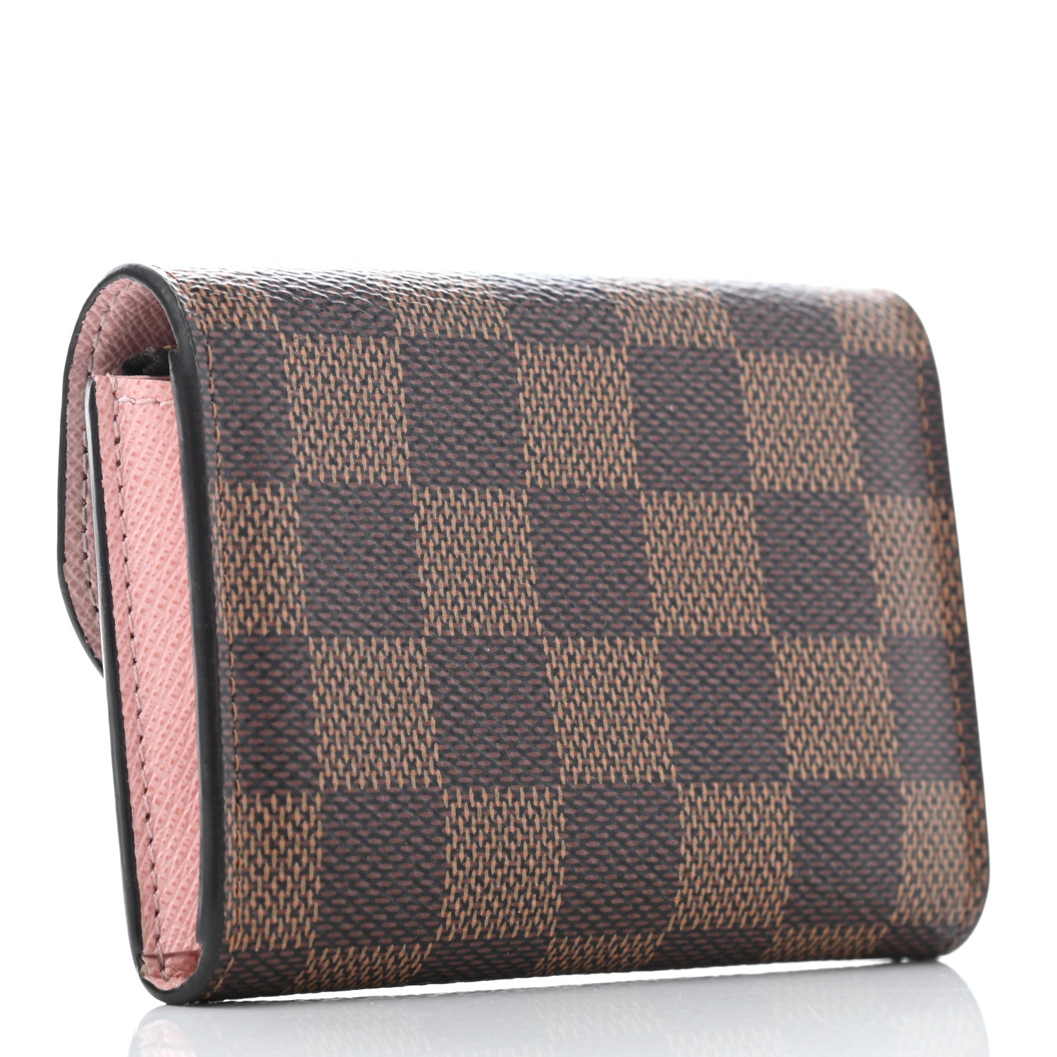 Louis Vuitton Damier Ebene Rosalie Coin Purse Rose Ballerine 3 of 7