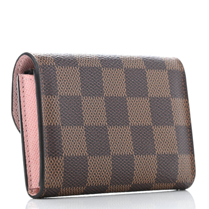 Louis Vuitton Damier Ebene Rosalie Coin Purse Rose Ballerine 3 of 7
