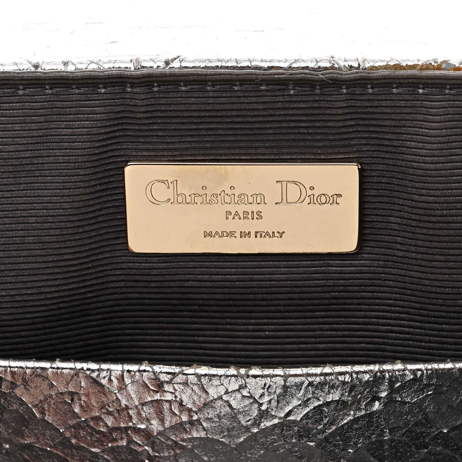 Christian Dior Metallic Calfskin Small Stardust Backpack Silver 6 of 17