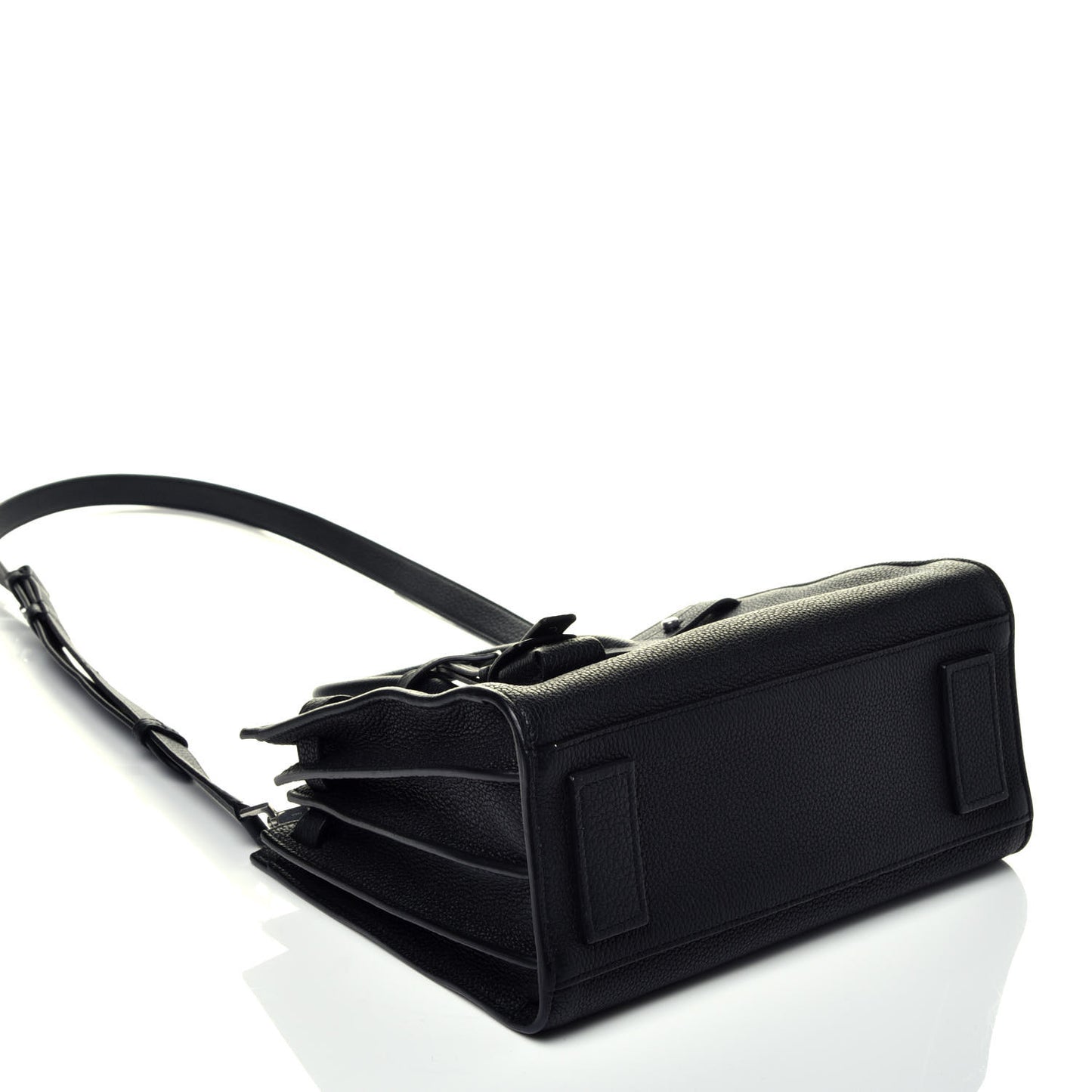 Grained Calfskin Baby Sac De Jour Souple Black