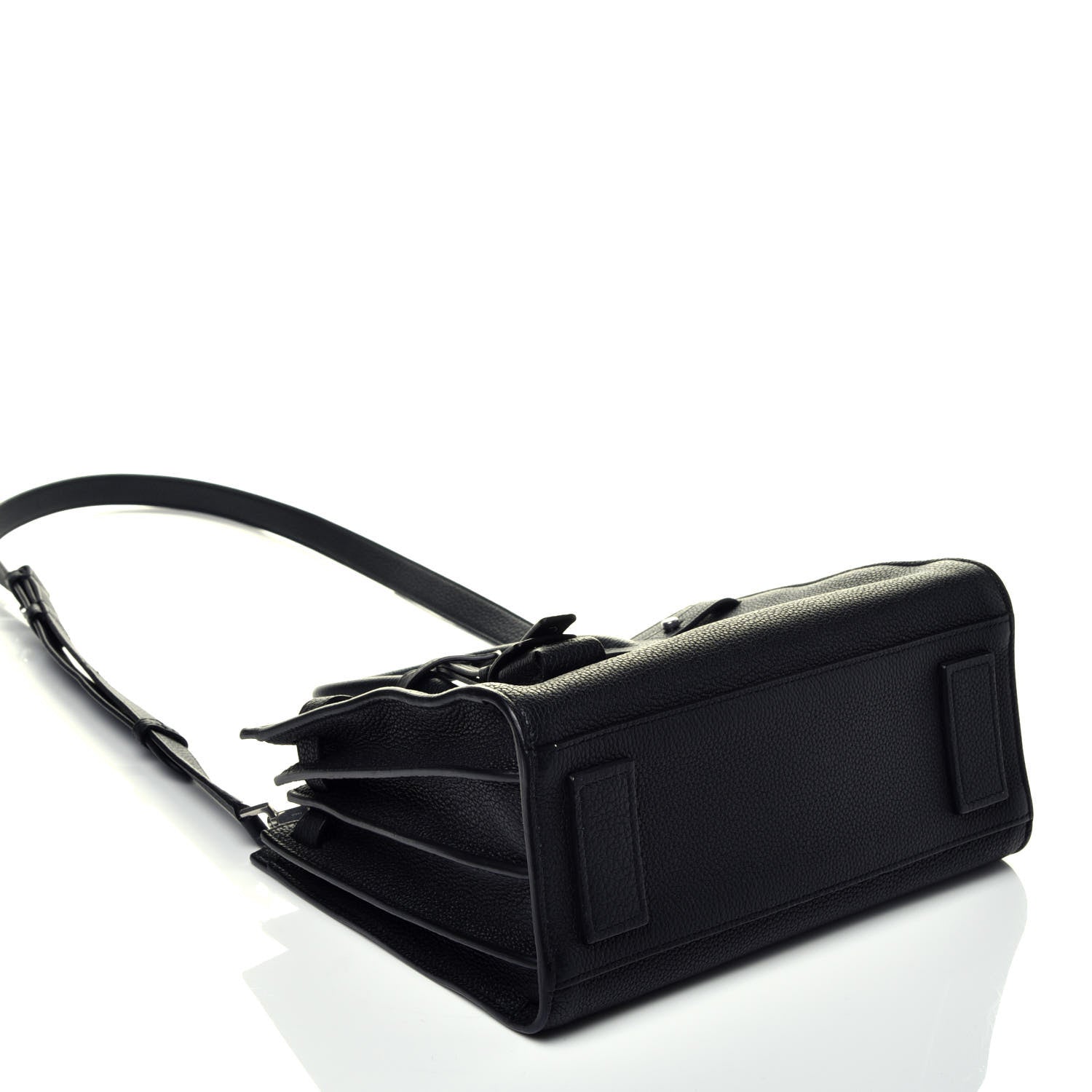 Saint Laurent Grained Calfskin Baby Sac De Jour Souple Black 4 of 9