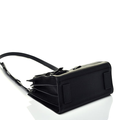 Saint Laurent Grained Calfskin Baby Sac De Jour Souple Black 4 of 9