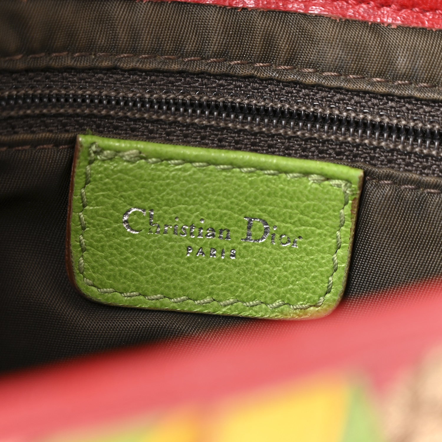 Christian Dior Monogram Rasta Saddle Bag Beige 11 of 20