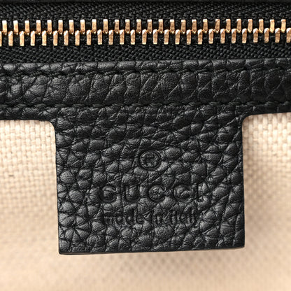 Gucci Pebbled Calfskin Medium Soho Chain Shoulder Bag Black 6 of 12