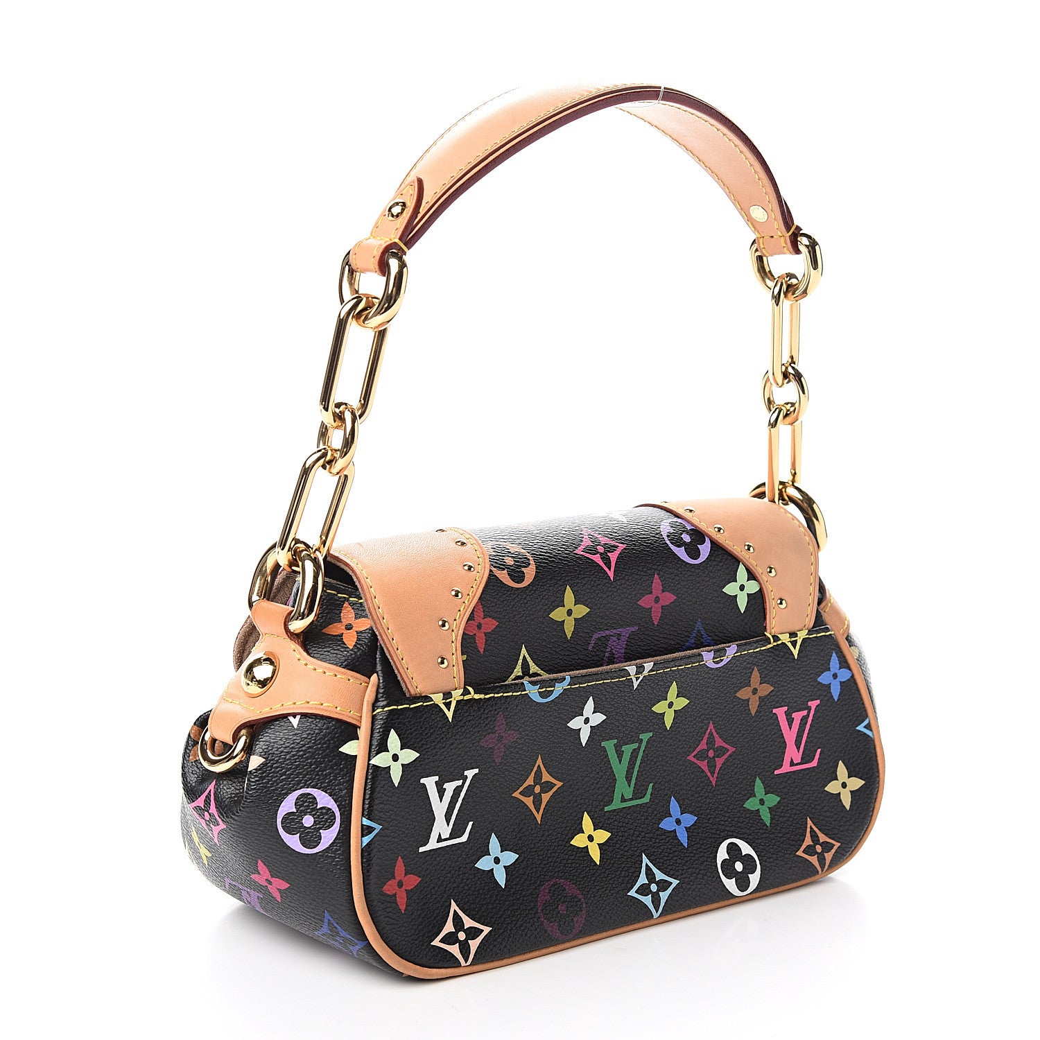 Louis Vuitton Monogram Multicolor Marilyn Black 2 of 8